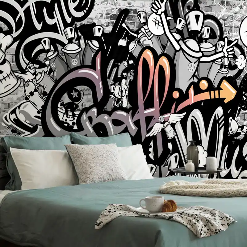 Tapeta moderné graffiti umenie Rabat