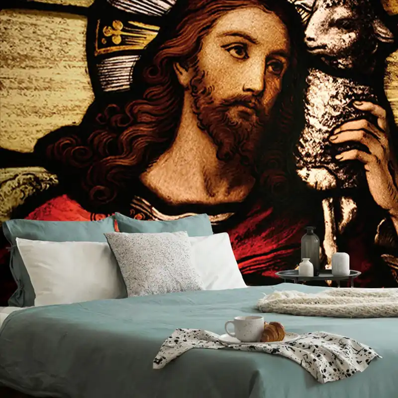 Tapeta Jezus z barankiem Rabat