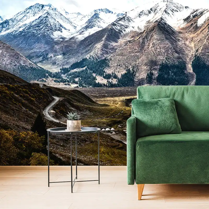 Sprawdź teraz Fototapeta piękna górska panorama