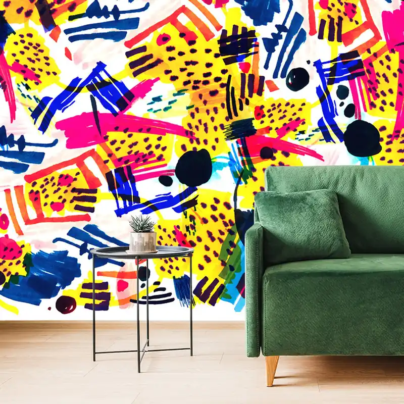 Samoprzylepna tapeta pop art abstrakcja Oferta