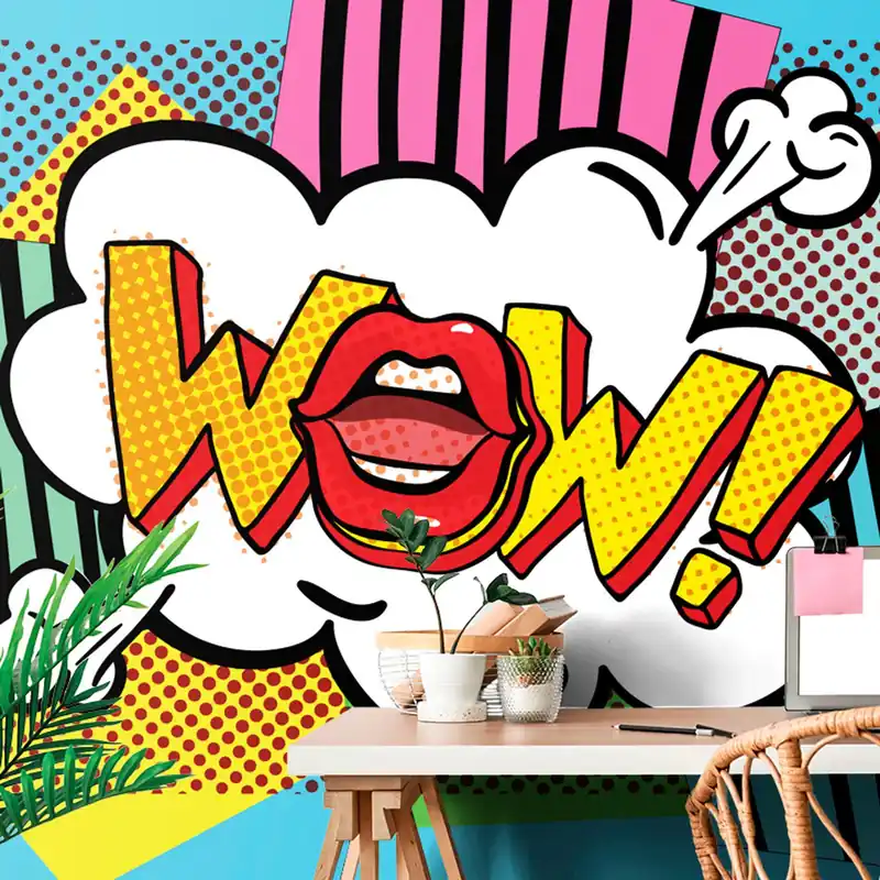 Tapeta w pop art stylu - WOW! Tylko dziś