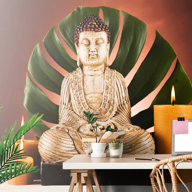 Fototapeta Budda z relaksującym zaciszem Tani
