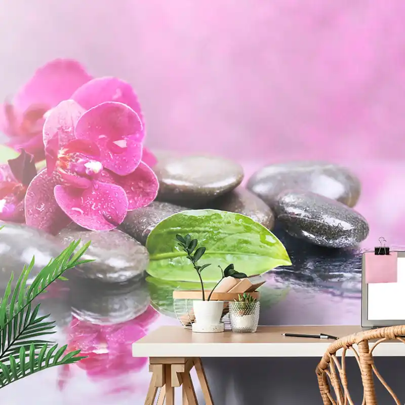 Hit cenowy Fototapeta orchidea z odrobiną relaksu