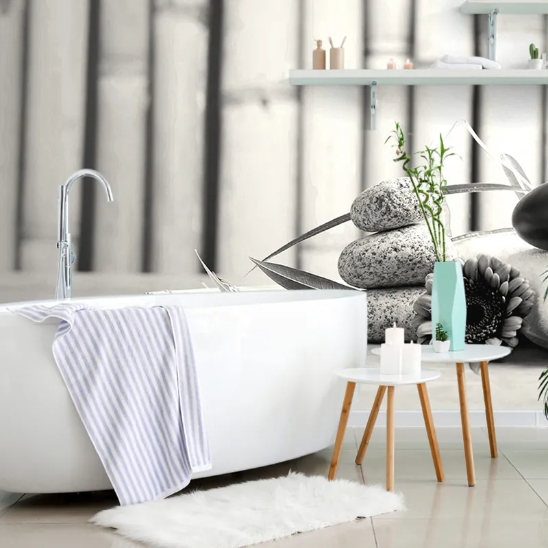 Fototapeta czarno-białe zacisze wellness Bezpieczne zakupy