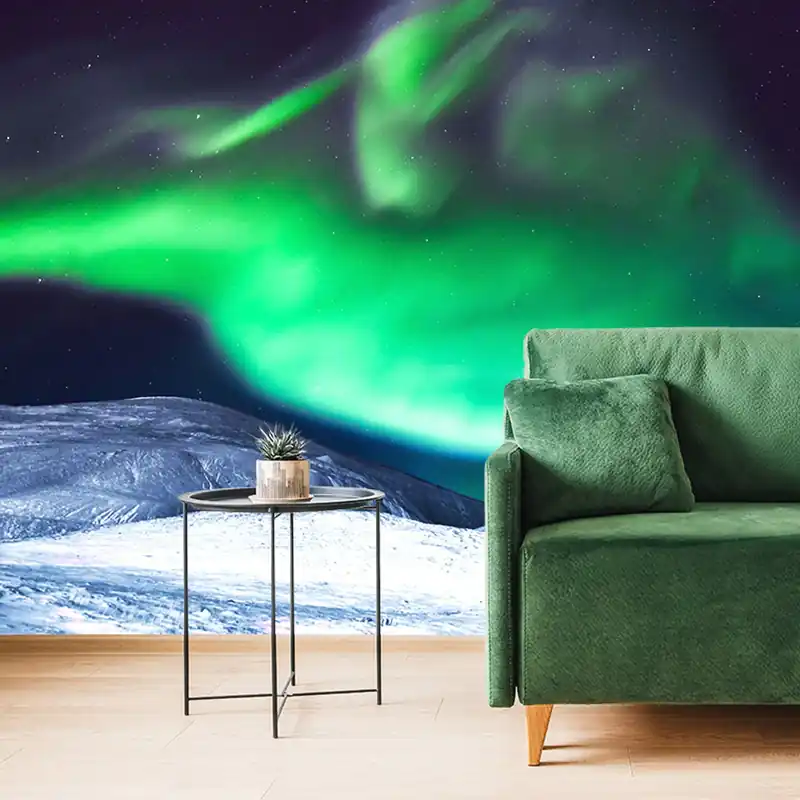 Fototapeta zorza polarna na niebie Sprawdź teraz
