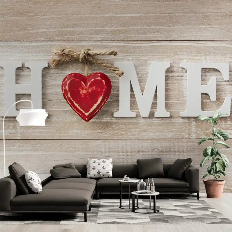 Tapeta z napisem Home Nie przegap