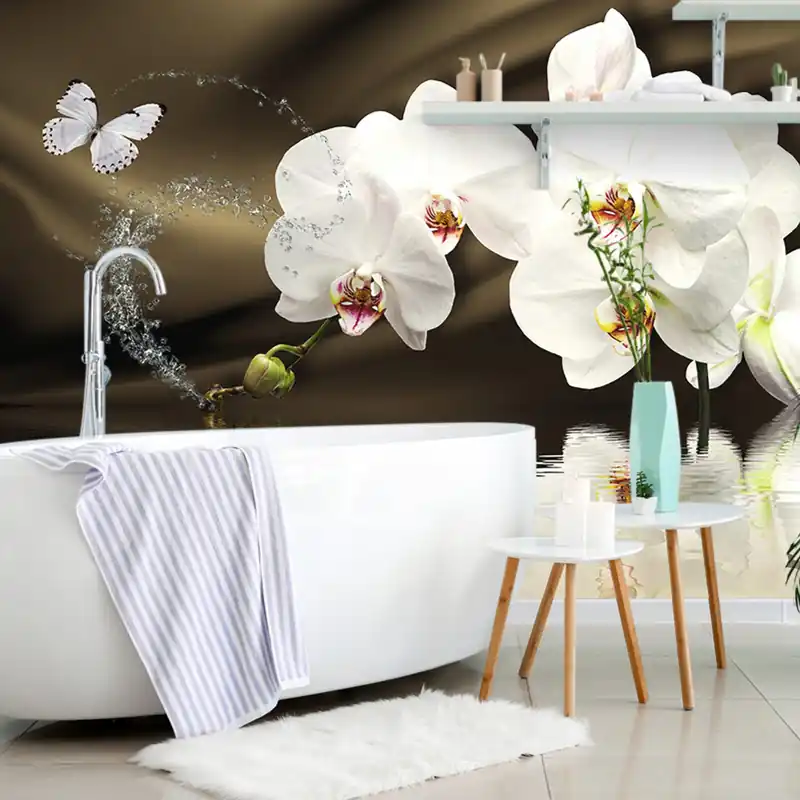 Tapeta orchidea i motyl Oferta