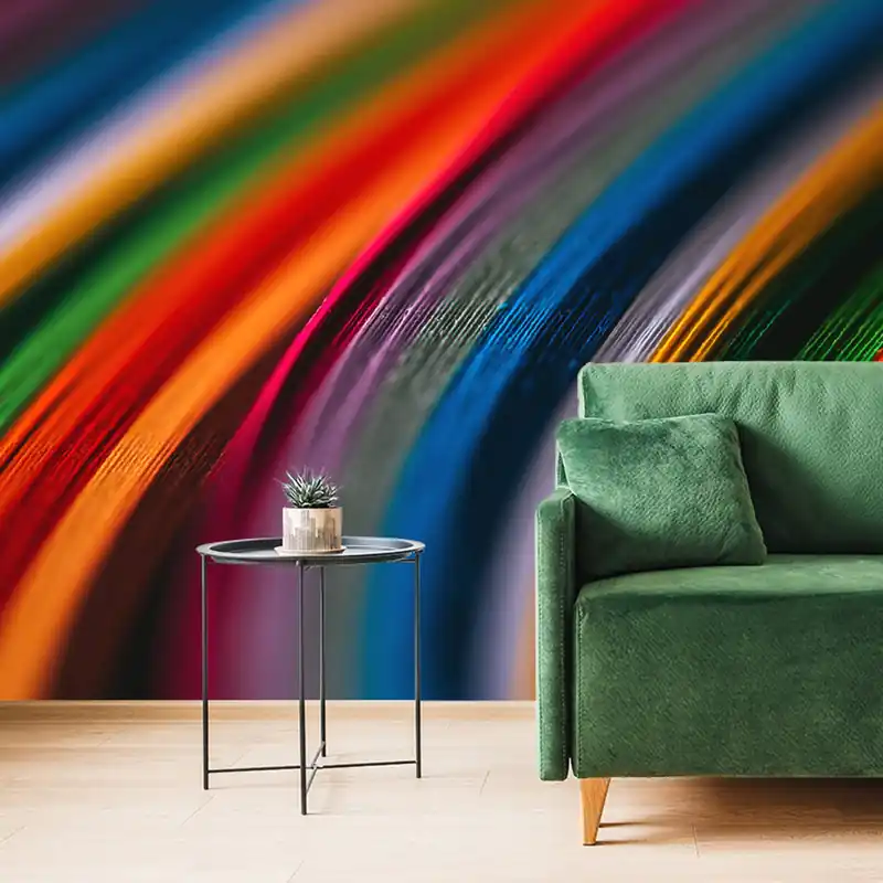 Oferta Tapeta szczegół kolorowego materiału