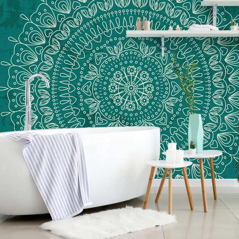 Najlepsza cena Tapeta kreślona Mandala