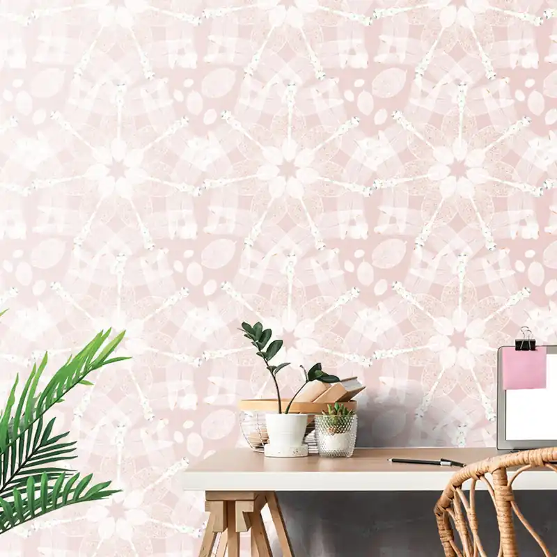 Oferta czasowa Tapeta ważki we wzorze mandali