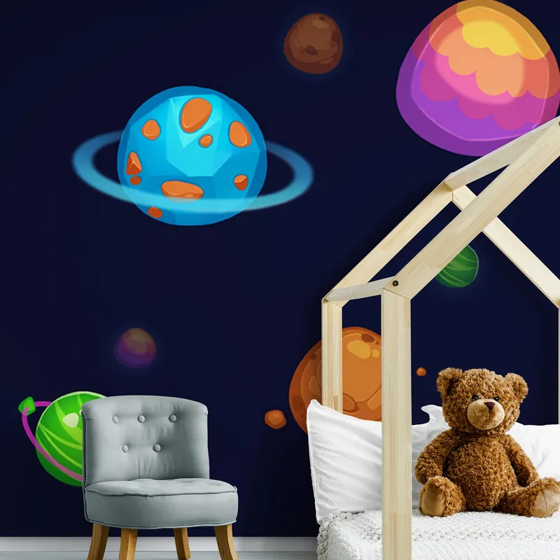 Nowość Samoprzylepna tapeta magiczne planety