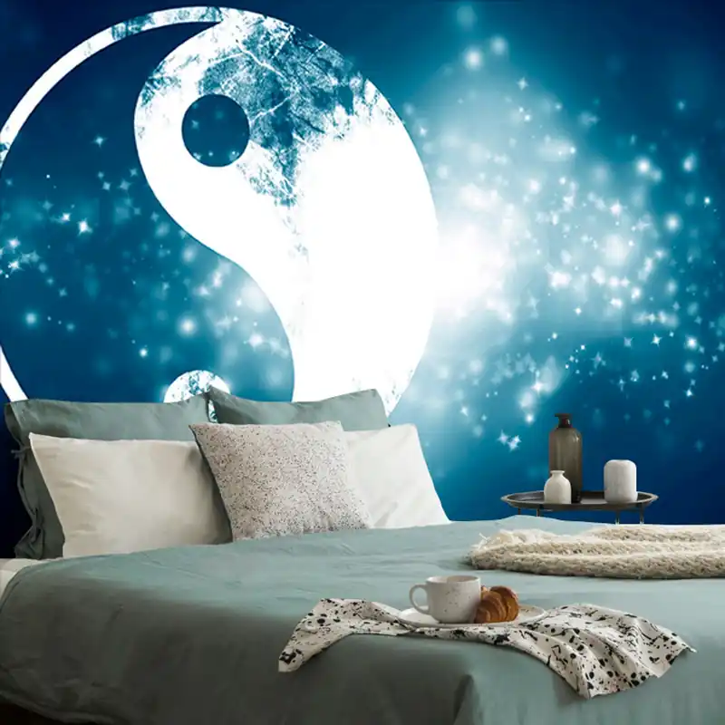 Taniej Samoprzylepna tapeta symbol Yin i Yang