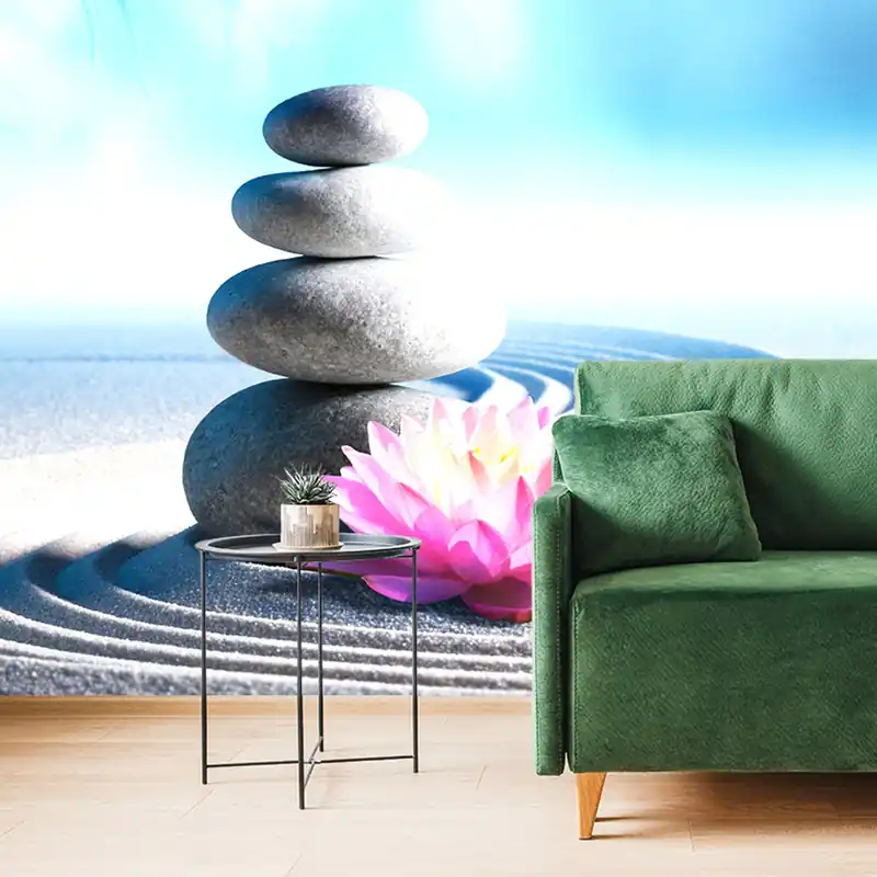 Samoprzylepna tapeta wellness kamienie Rabat
