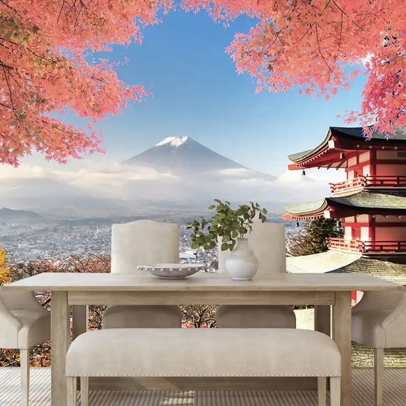 Popularny Samoprzylepna fototapeta jesień w Japonii