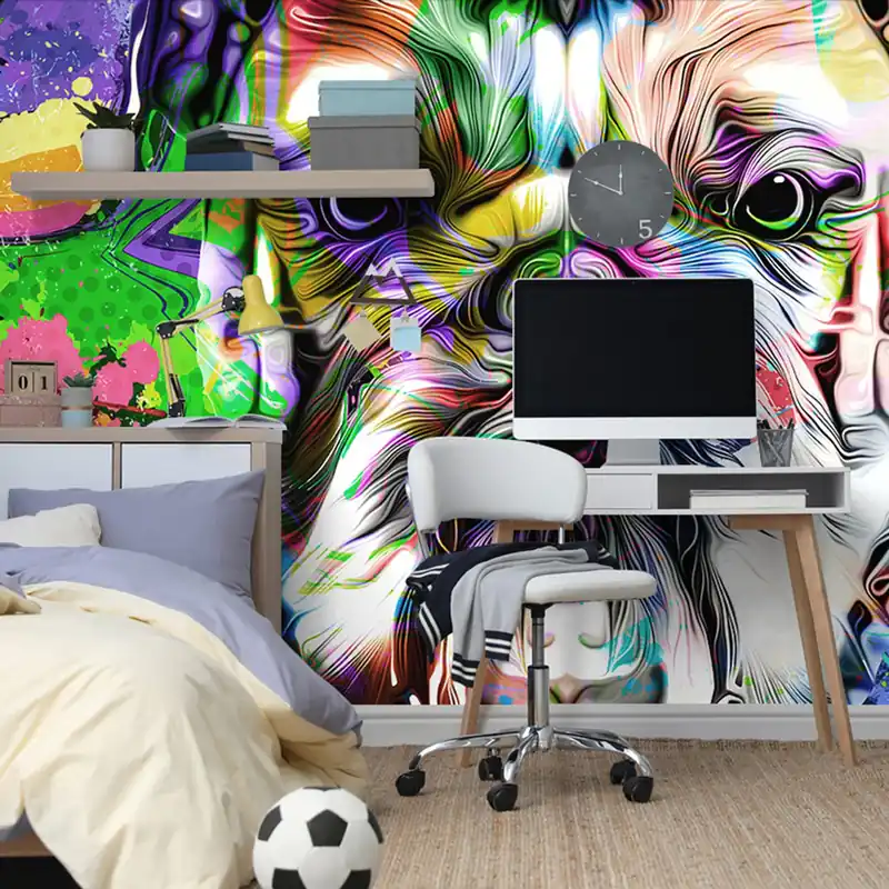 Hit cenowy Samoprzylepna tapeta buldog pop-art