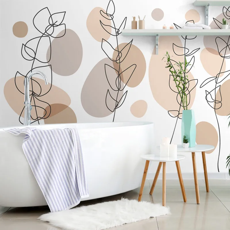 Tapeta szczegóły minimalistycznych roślin Do wyczerpania zapasów