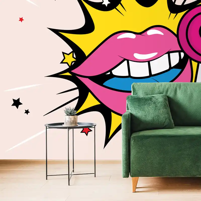 Samoprzylepna tapeta słodki pop art lizak Hit cenowy