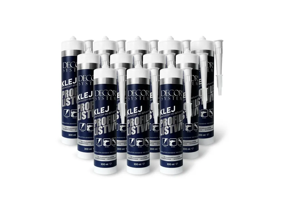 Klej montażowy Decor System 300 ml - 12 szt. Wyjątkowa oferta