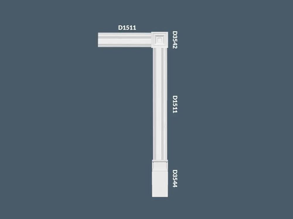 Bezpieczna płatność Zestaw Pilaster D1511+D3542+D3544 Mardom Decor