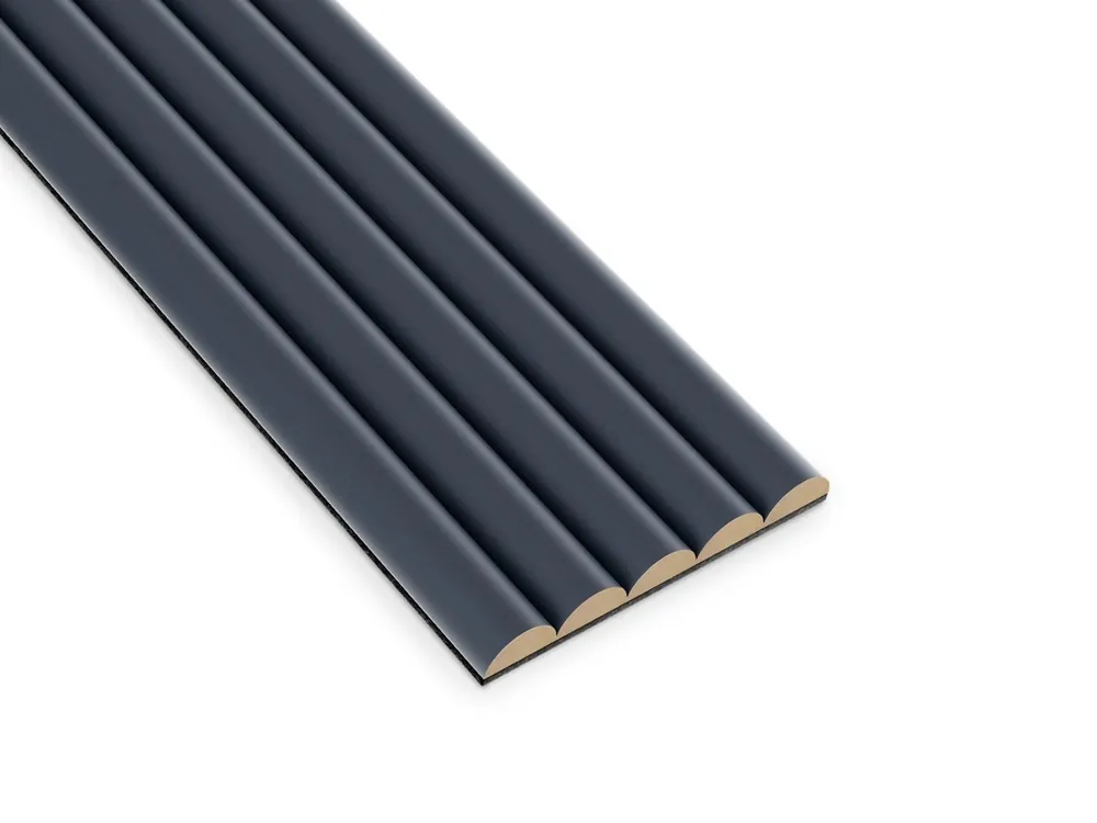 Premium Panel ryflowany MDF - Antracyt - LAMEO