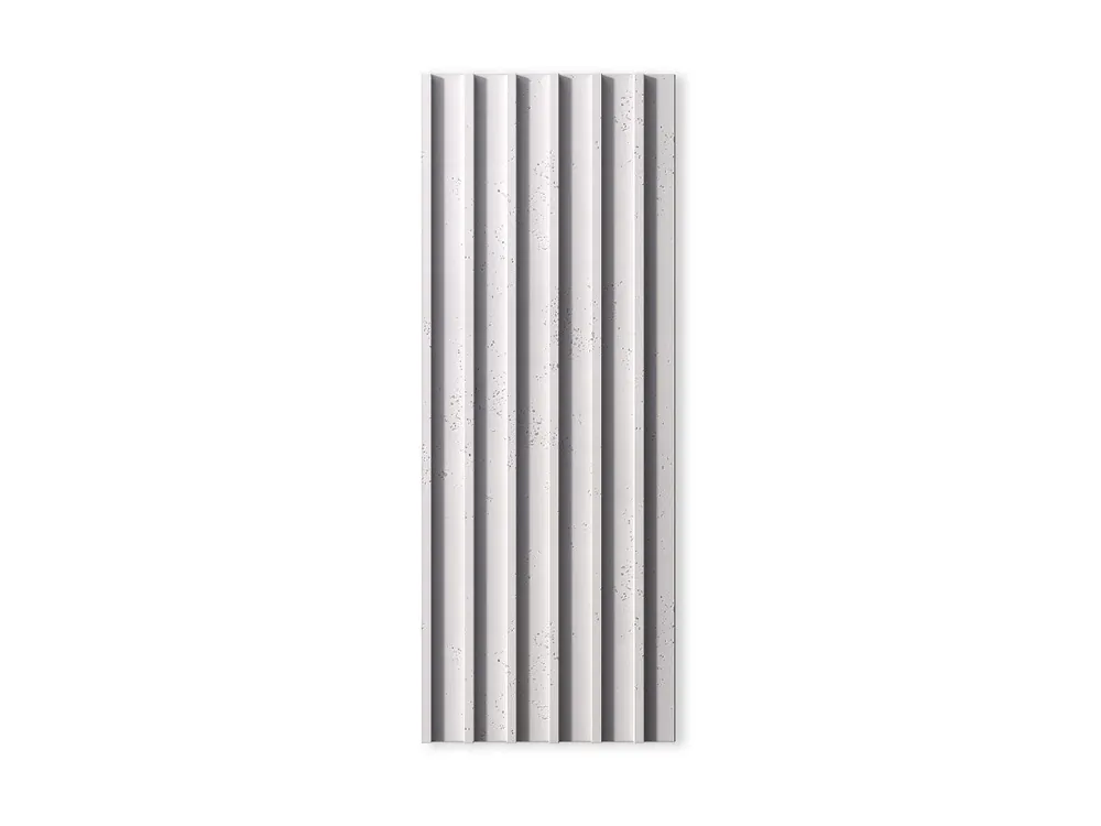 Lamel ścienny Beton architektoniczny 3D Śnieżnobiały PB40-BS Okazja