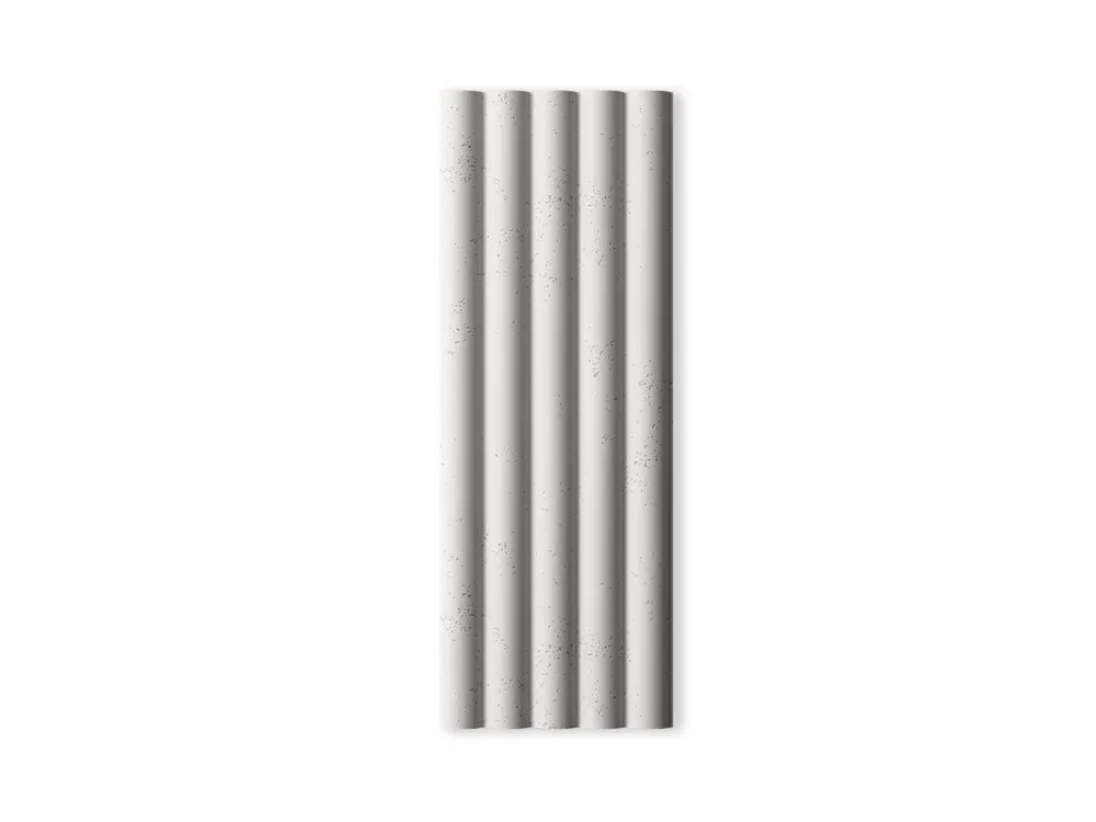 Bezpieczna płatność Beton na ścianę Lamel 3D Siwy Biały PB61-B1