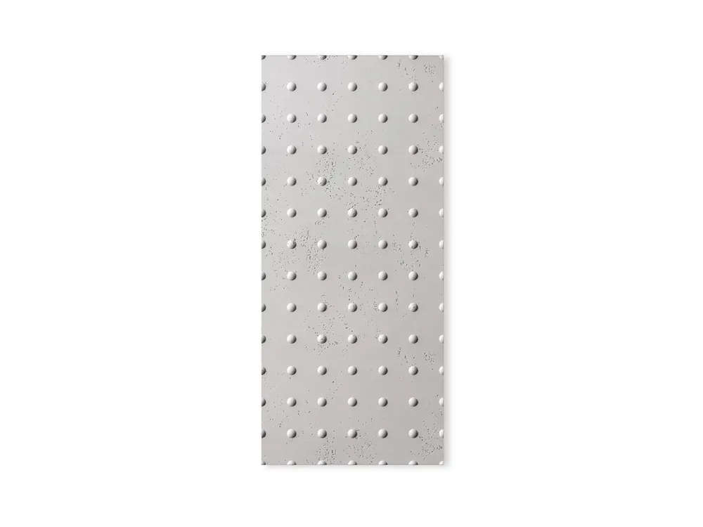 Najlepsza cena Panel ścienny Beton architektoniczny 3D Blacha Siwy Biały PB55-B1