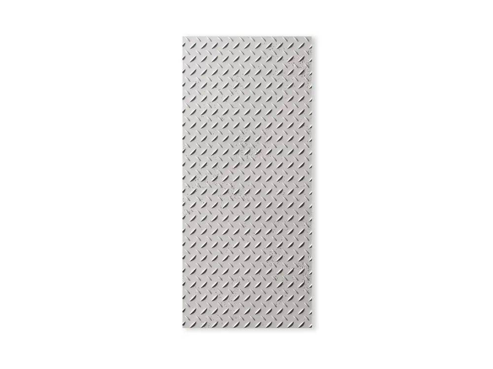 Dostępne od ręki Panel 3D z betonu architektonicznego Blacha Siwy Biały PB53-B1