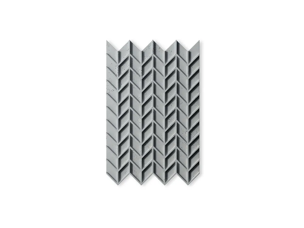 Beton architektoniczny Panel 3D Jodełka Szary PB49-S95 Szybka dostawa