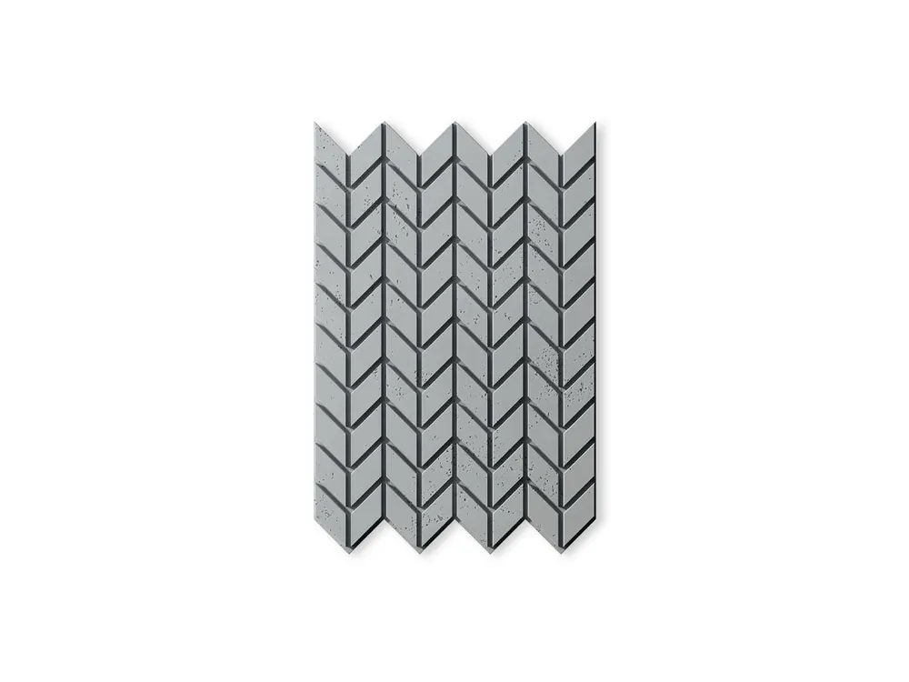 Panel 3D z betonu architektonicznego Jodełka Szary PB48-S95 Obniżka ceny