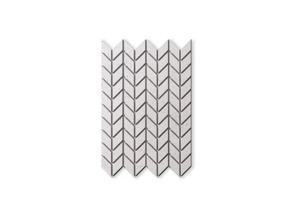 Panel ścienny 3D Beton architektoniczny Jodełka Śnieżnobiały PB48-BS Nie przegap