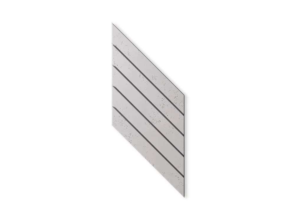 Panel ścienny 3D Beton architektoniczny Jodełka Siwy Biały PB43-B1 Bezpieczne zakupy
