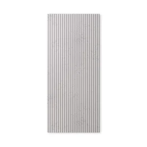 Bestseller Beton architektoniczny Panel 3D Ryfel Siwy Biały PB37-B1
