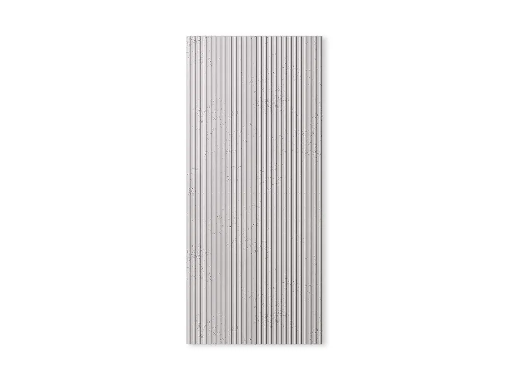 Bestseller Beton architektoniczny Panel 3D Ryfel Siwy Biały PB37-B1