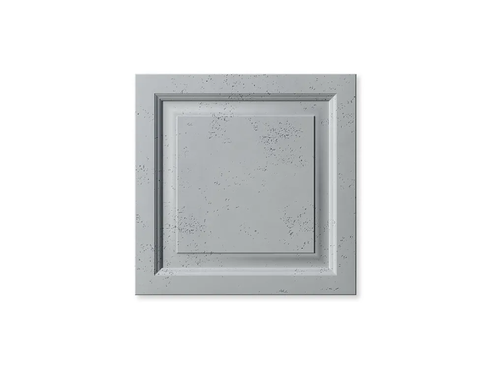 Szybka wysyłka Beton architektoniczny Panel 3D Rama Szary PB33B-S95