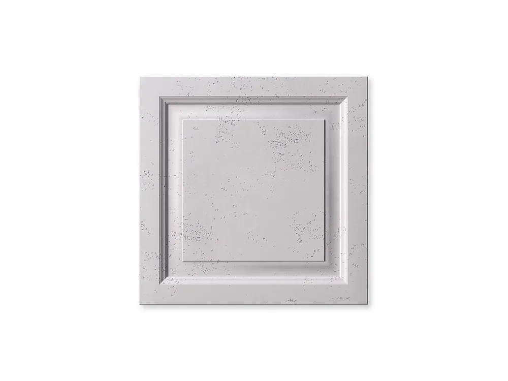 Panel 3D betonowy na ścianę Rama Siwy Biały PB33B-B1 Ograniczona ilość