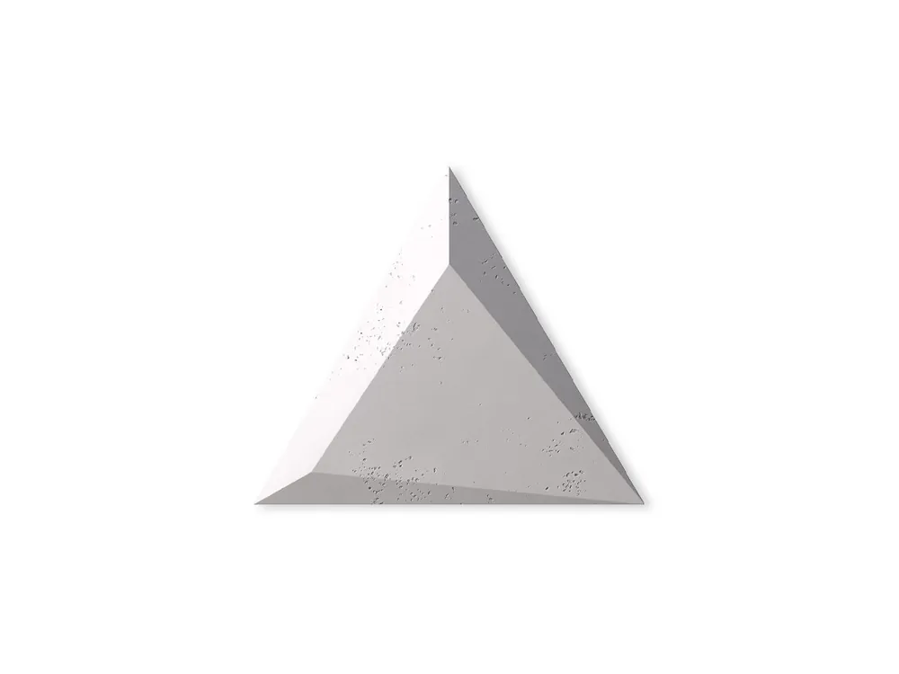 Panel ścienny 3D Beton architektoniczny Triangle Siwy Biały PB36-B1 Taniej