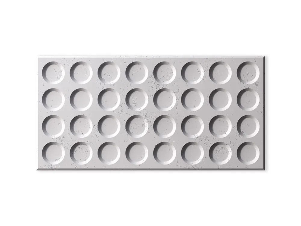 Beton architektoniczny 3D Grid Siwy Biały PB28-B1 Taniej