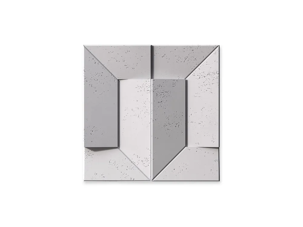 Panel ścienny 3D Beton architektoniczny Ori Siwy Biały PB26-B1 Najlepsza cena