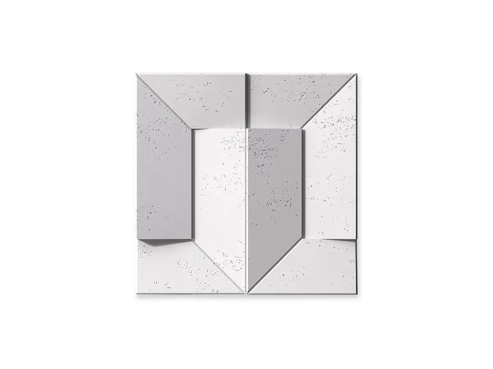 Beton na ścianę Panel 3D Ori Śnieżnobiały PB26-BS Okazja