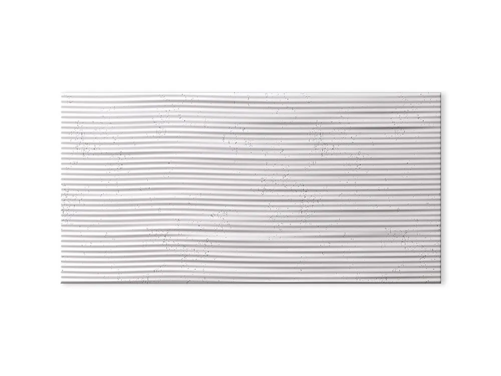 Panel ścienny Beton architektoniczny 3D Fala 2 Śnieżnobiały PB23-BS Promocja