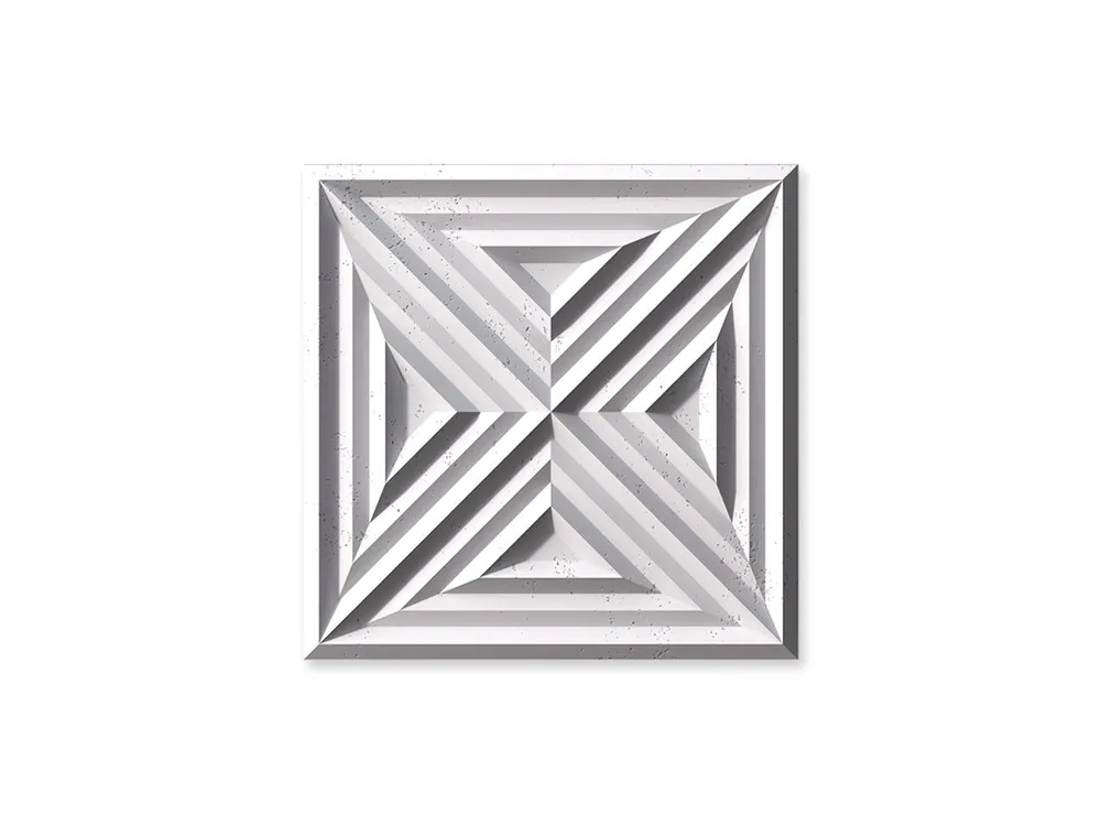 Bezpieczne zakupy Panel ścienny Beton architektoniczny 3D Slab 2 Śnieżnobiały PB22-BS