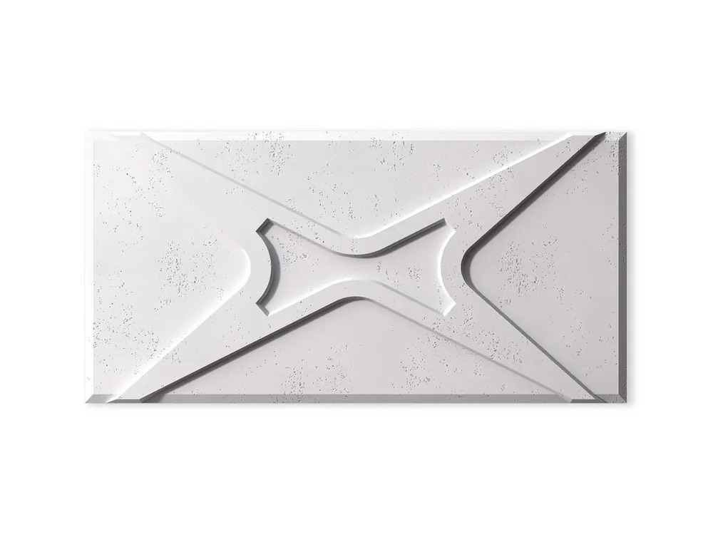 Panel 3D z betonu architektonicznego Moduł X Śnieżnobiały PB17-BS Bezpieczne zakupy