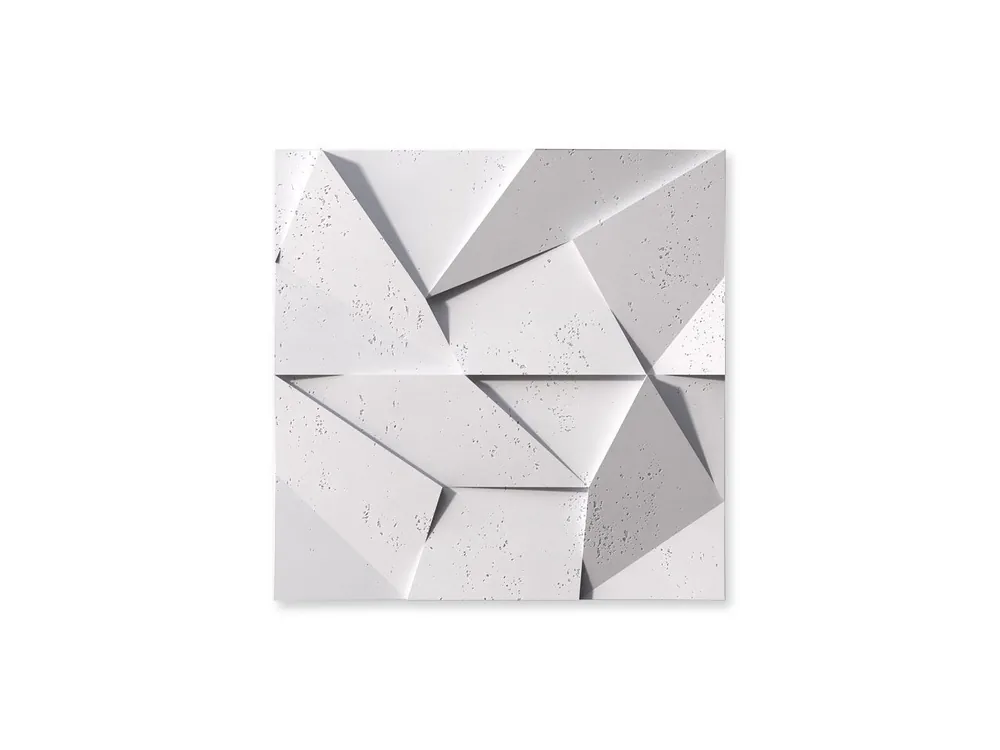 Beton architektoniczny 3D Origami Śnieżnobiały PB06-BS Dostępne od ręki