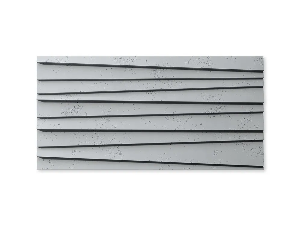 Oferta limitowana Beton 3D na ścianę Żaluzja Ciemny Szary PB04-S51