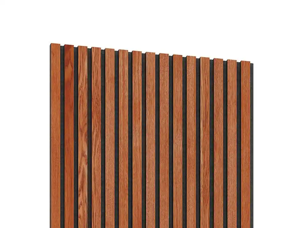 Panel akustyczny na czarnym filcu fornirowany 60x60 - Mahoń - LAMEO Oferta