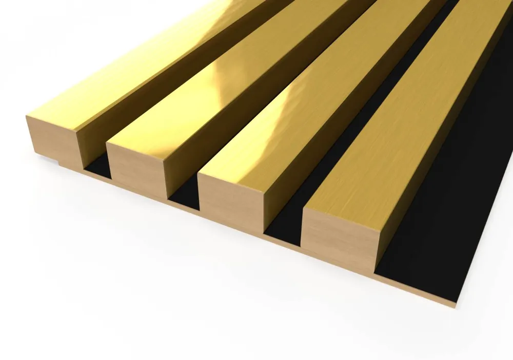 Kup online Lamel Ścienny z MDF Złoty Prestige Decor