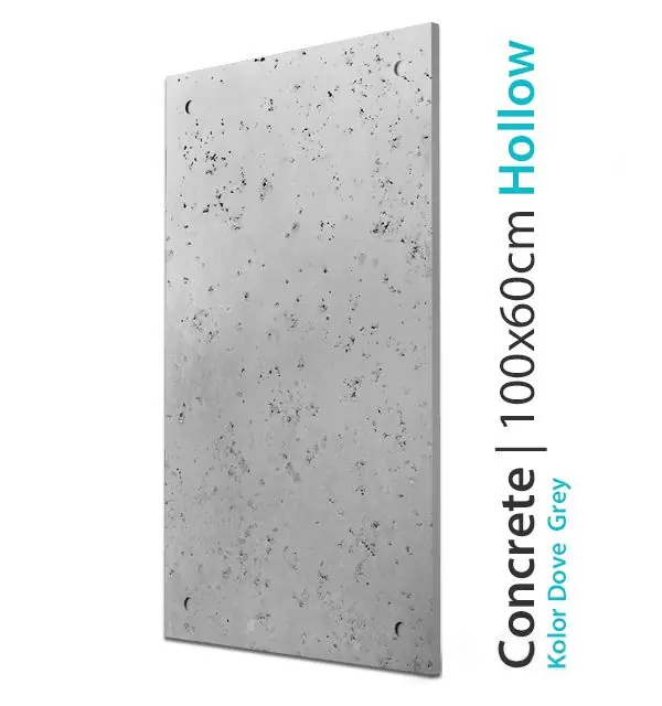 Płyta Betonowa Architektoniczna Hollow Plain Dove Grey 60x100 Hit cenowy