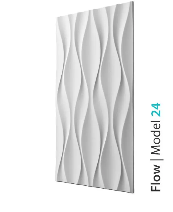 Panel Ozdobny 3D Na Ścianę Flow Bezpieczne zakupy