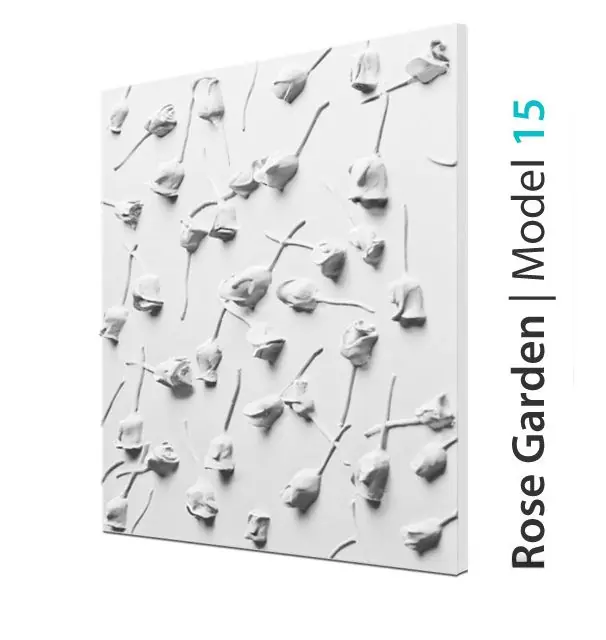 Nowy Panel Dekoracyjny 3D Rose Garden